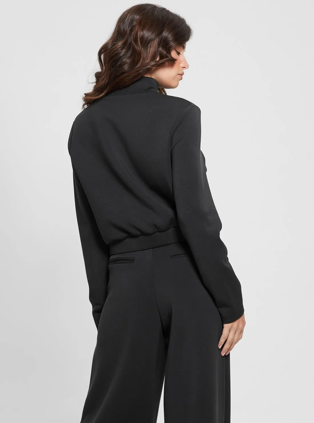 Eco Black Olympe High Neck Jumper Guess