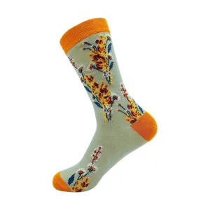 Eco Chic Eco-Friendly Flowers Bamboo Socks
