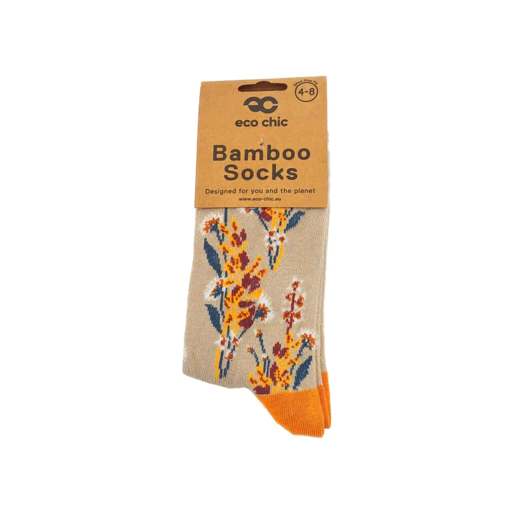 Eco Chic Eco-Friendly Flowers Bamboo Socks