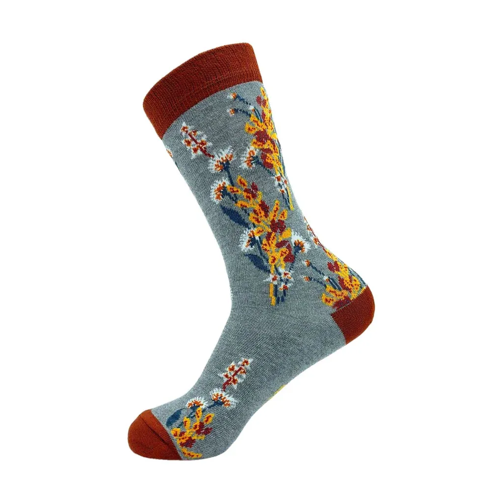 Eco Chic Eco-Friendly Flowers Bamboo Socks