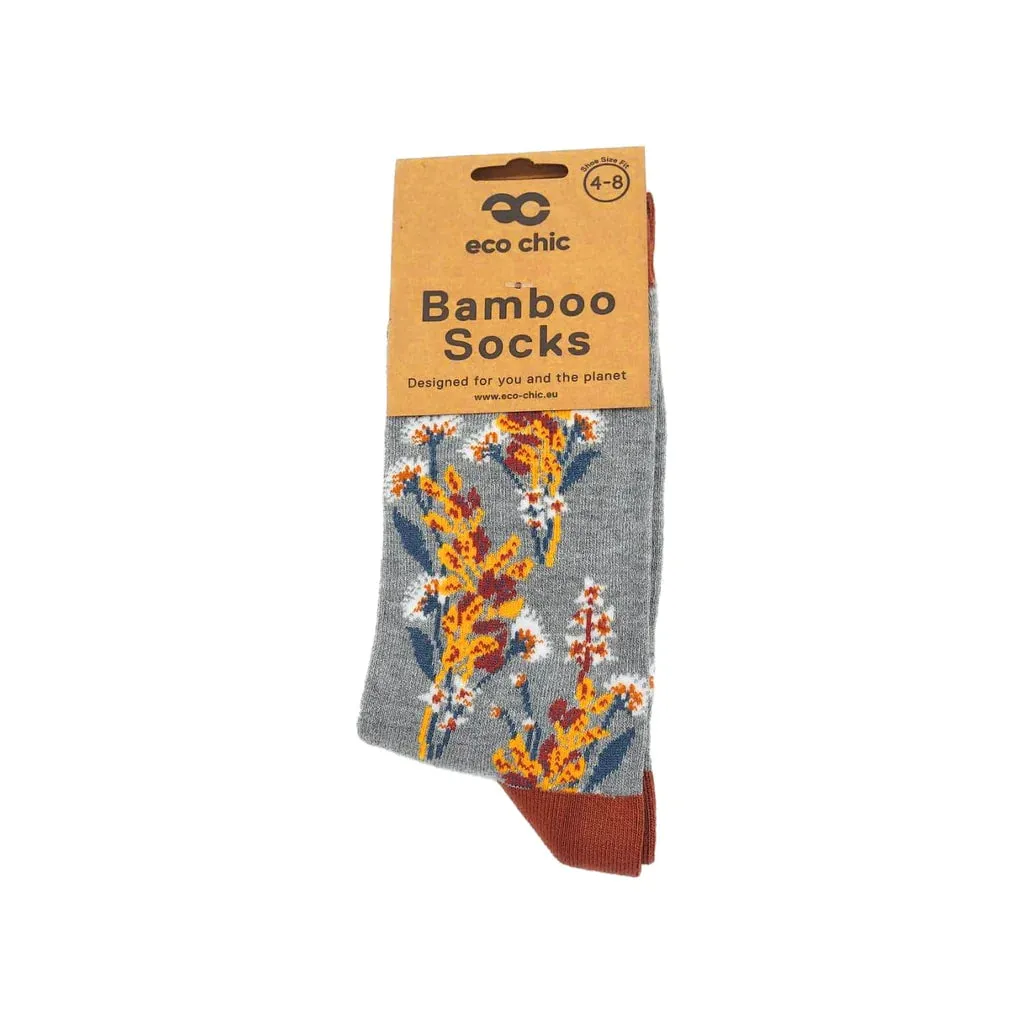 Eco Chic Eco-Friendly Flowers Bamboo Socks