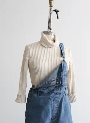 eggshell turtleneck 1919 Vintage
