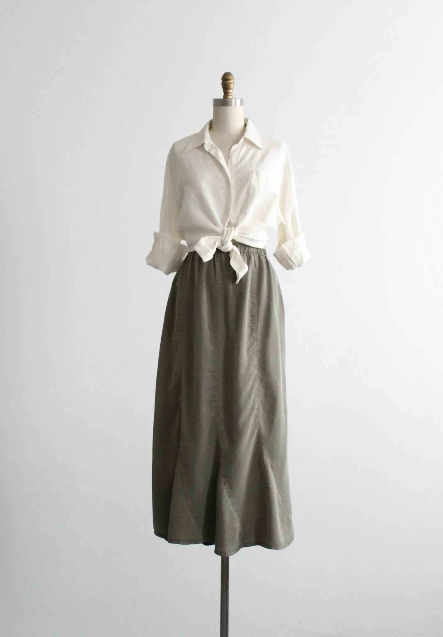 eucalyptus midi skirt