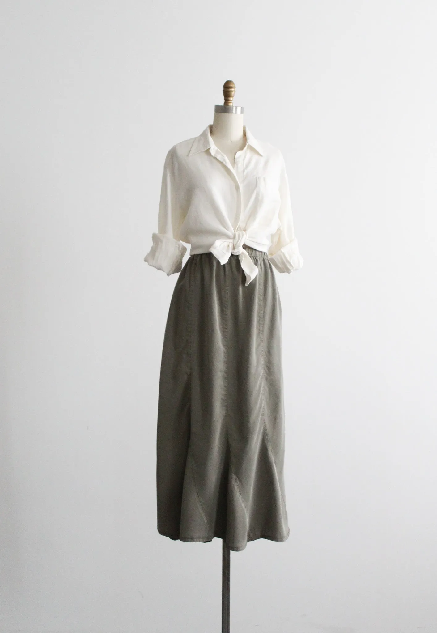 eucalyptus midi skirt