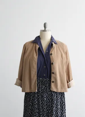 fawn corduroy chore coat 1919 Vintage