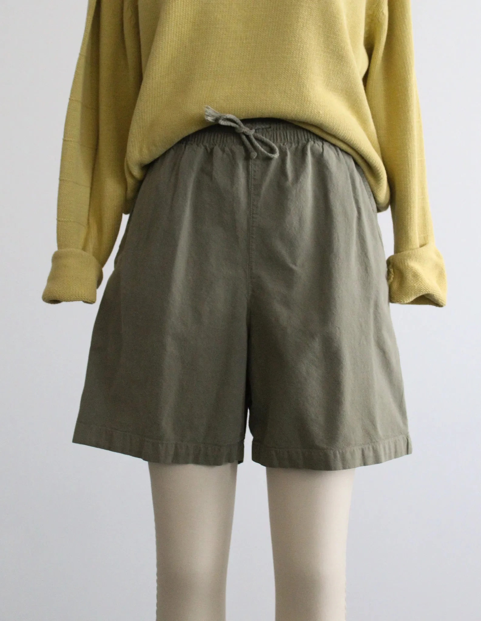 fiddlehead fern cotton shorts 1919 Vintage