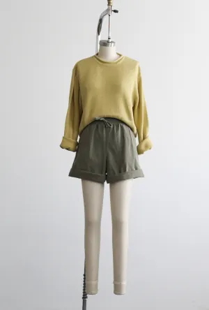 fiddlehead fern cotton shorts 1919 Vintage