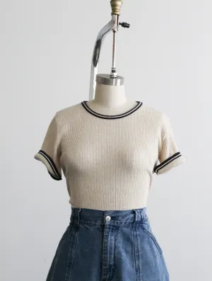 fieldspun rib knit tee 1919 Vintage