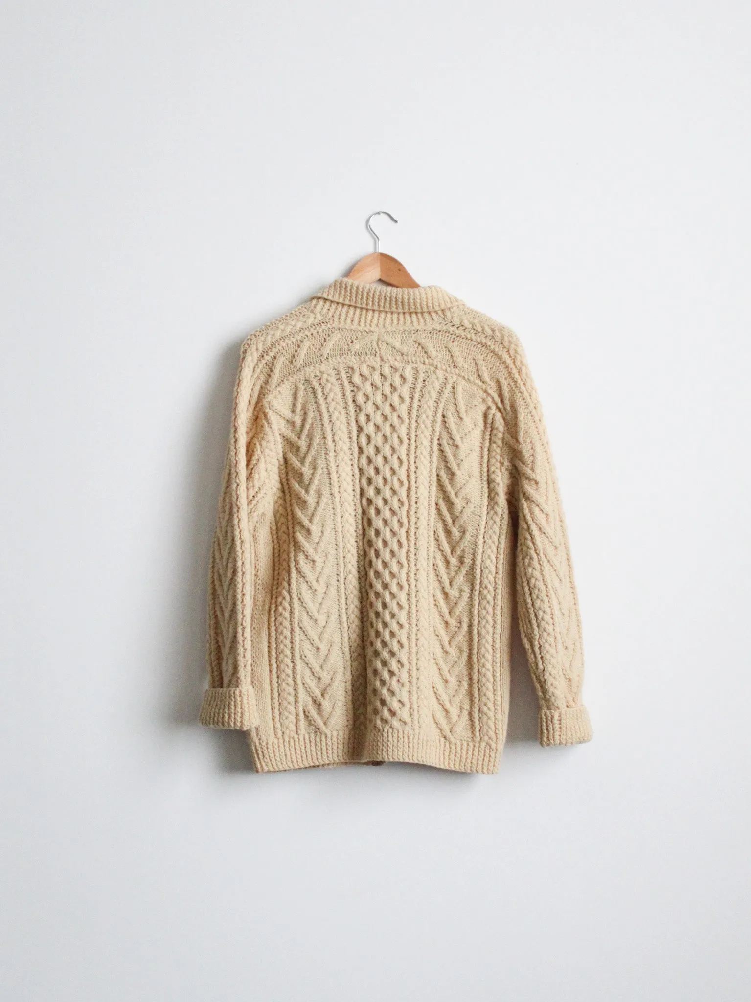 fisherman zip-front sweater 1919 Vintage
