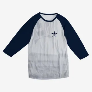 FOCO MLB Houston Astros Men's Raglan Baseball Tee, White