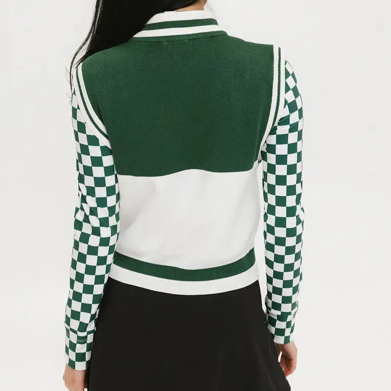 Fore All Fore S/L Sweater - Green/White