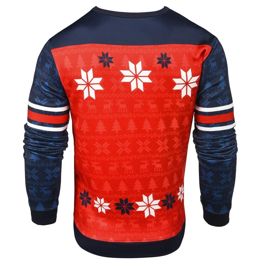 Forever Collectibles NHL Men's Washington Capitals Printed Ugly Sweater