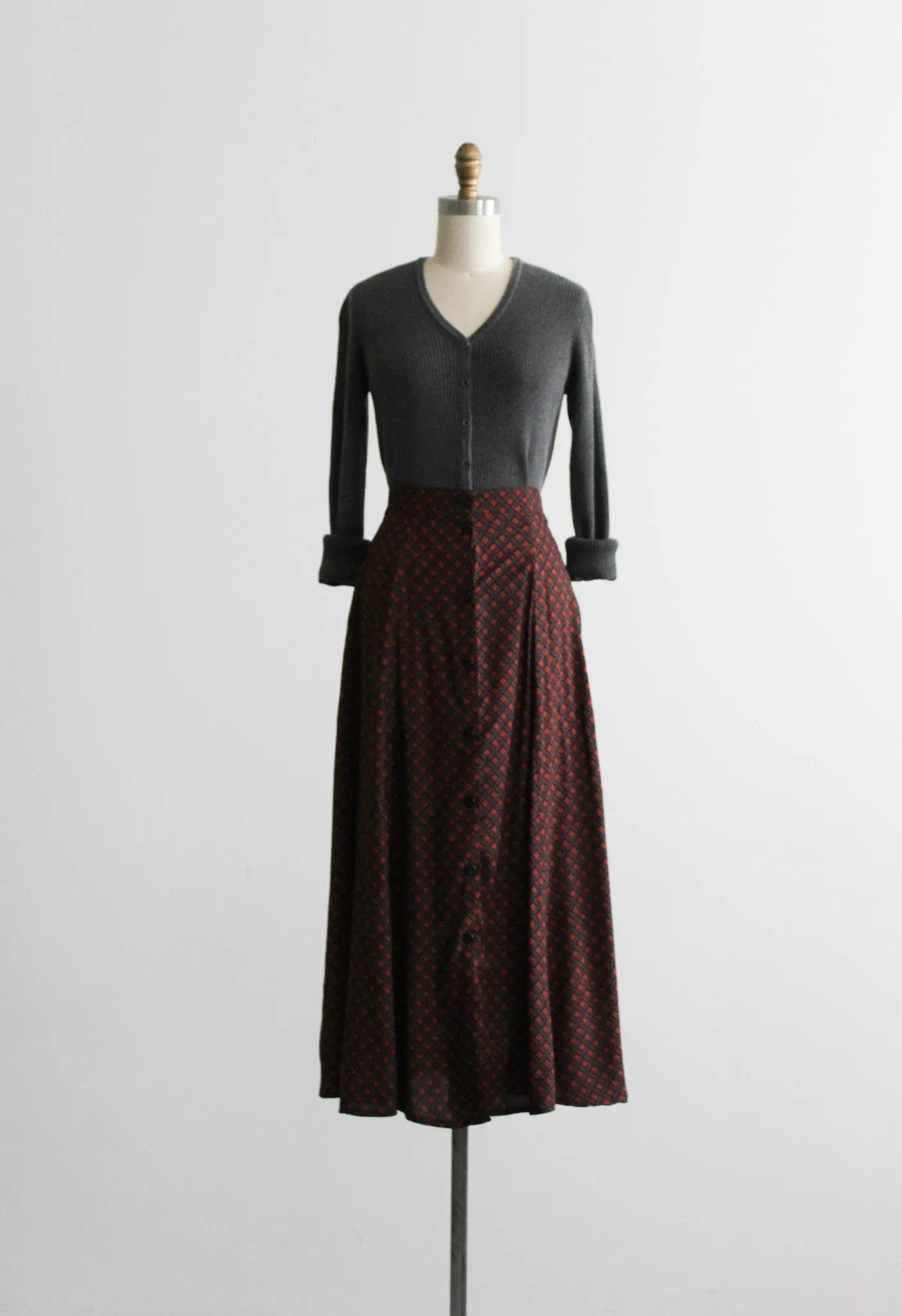 foulard maxi skirt 1919 Vintage