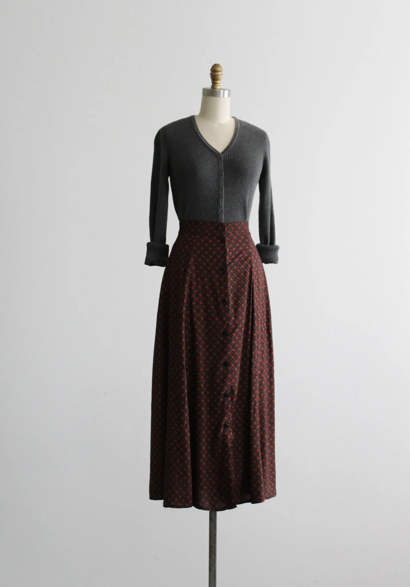 foulard maxi skirt 1919 Vintage