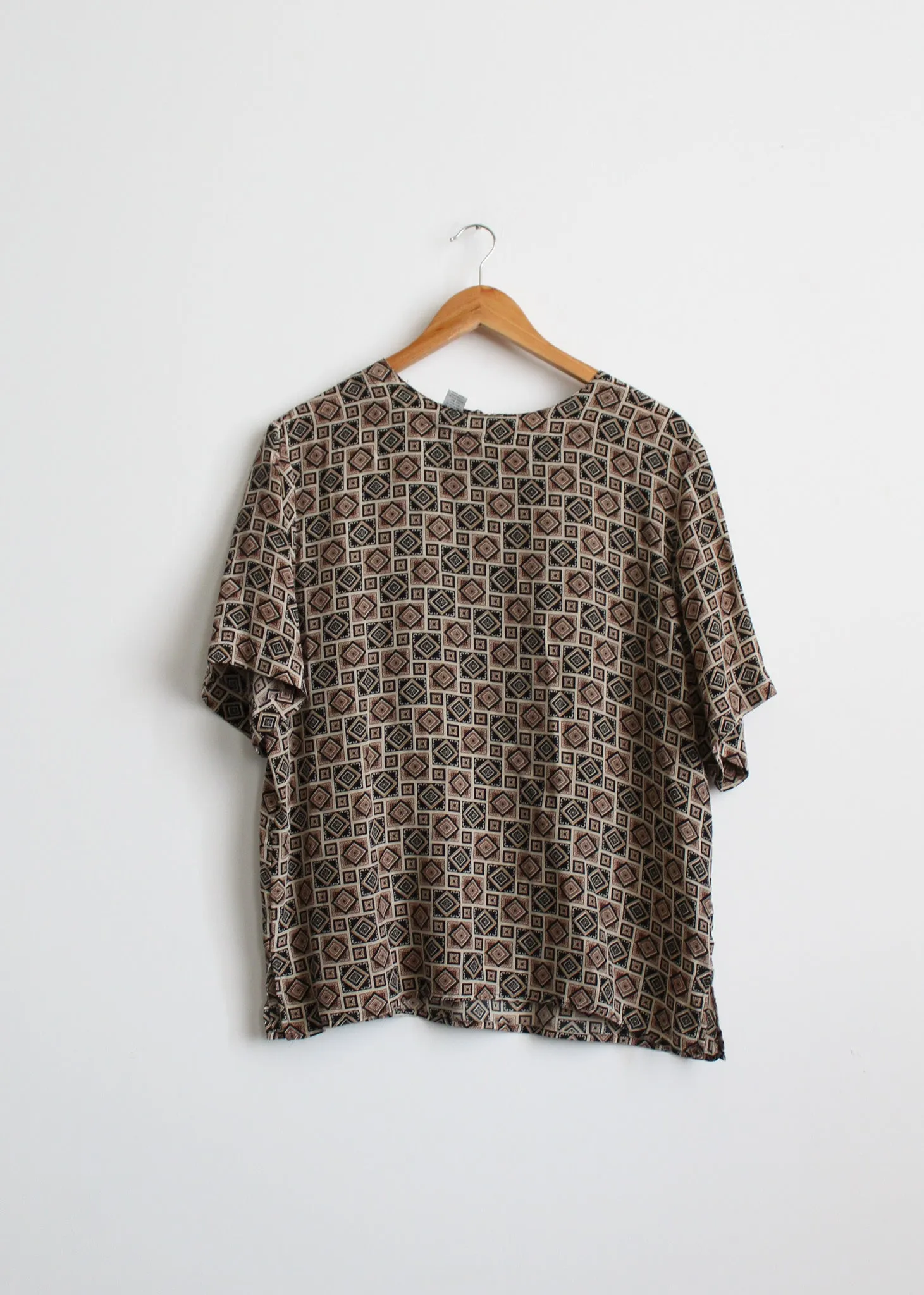 foulard silk tee 1919 Vintage