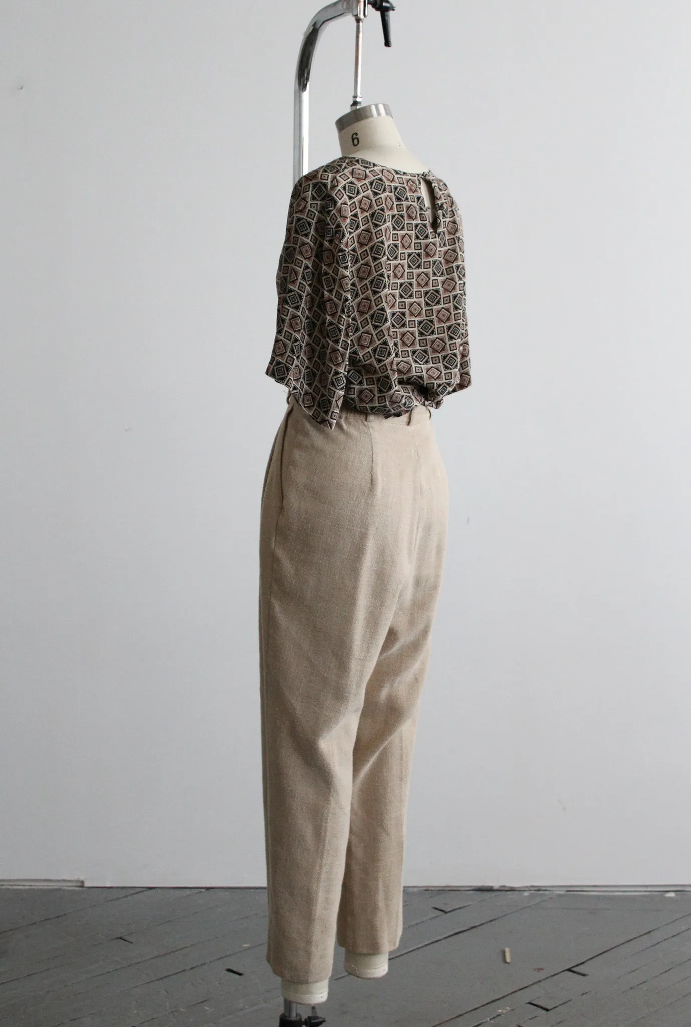 foulard silk tee 1919 Vintage