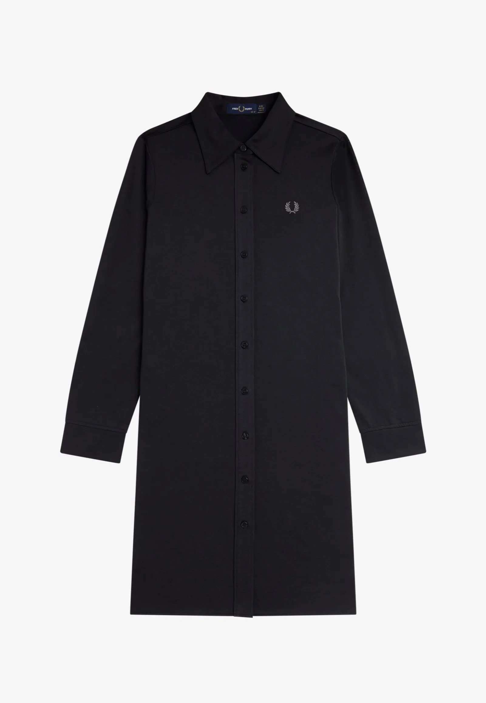 Fred Perry - Button Through Black - Dress
