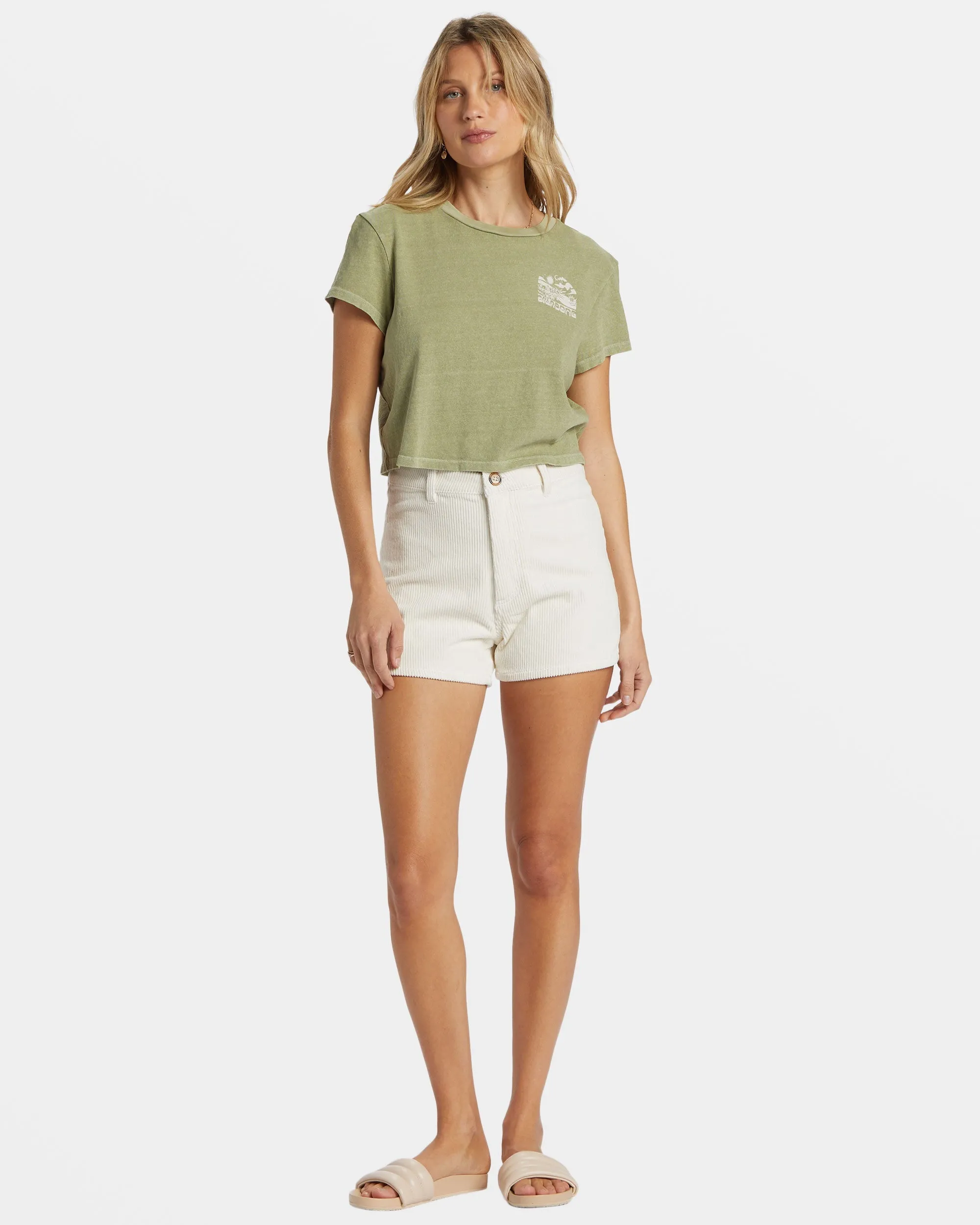 Free Fall Corduroy Shorts - Whitecap Billabong