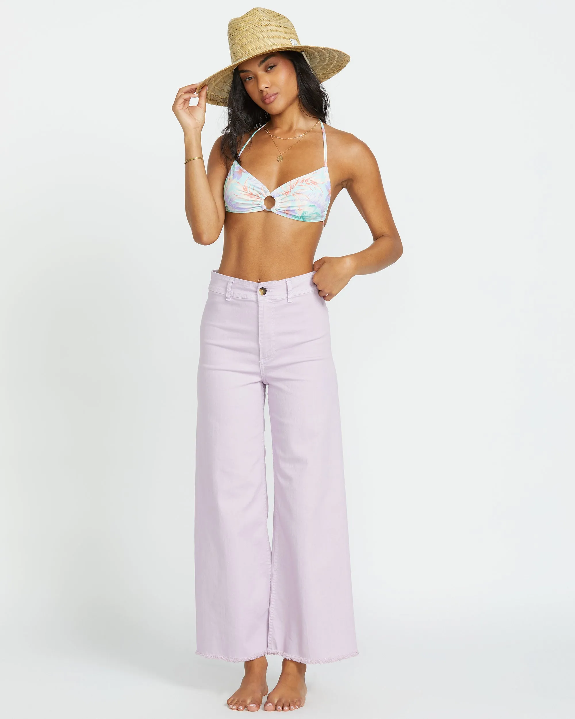 Free Fall High-Waist Pants - Amethyst Smoke Billabong