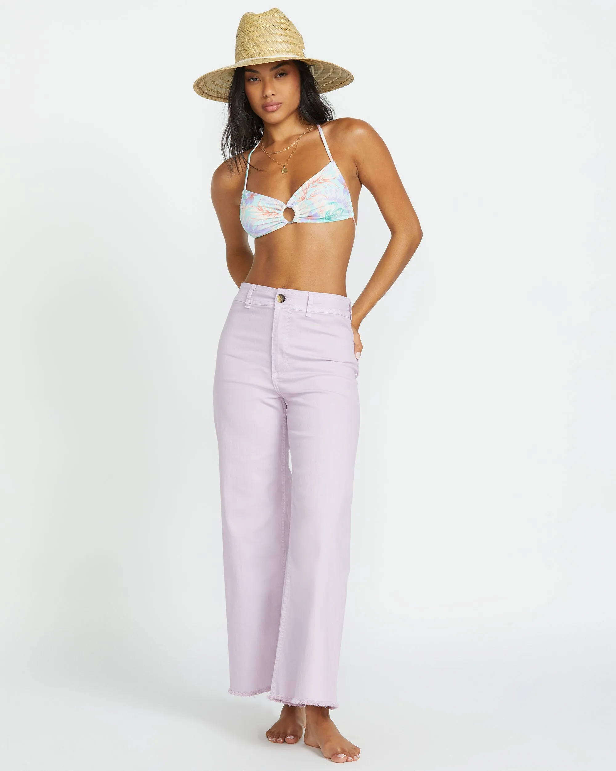 Free Fall High-Waist Pants - Amethyst Smoke Billabong