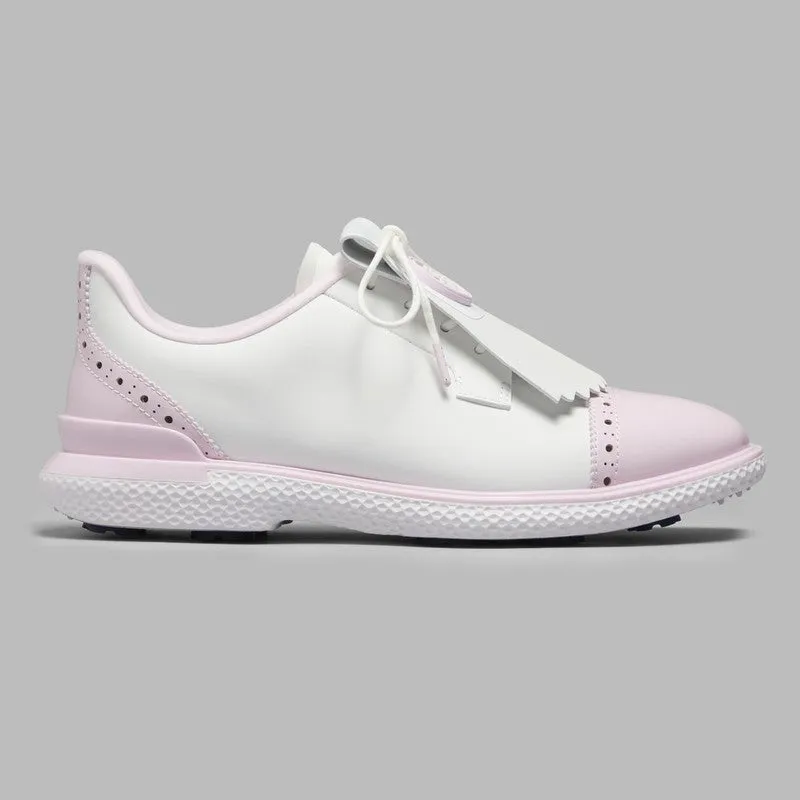 G/FORE GALLINVAN2R Brogue Golf Shoe - Snow/Blush