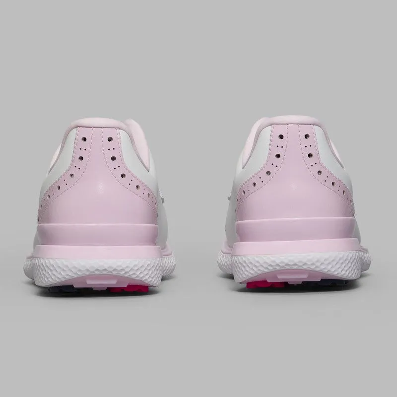 G/FORE GALLINVAN2R Brogue Golf Shoe - Snow/Blush