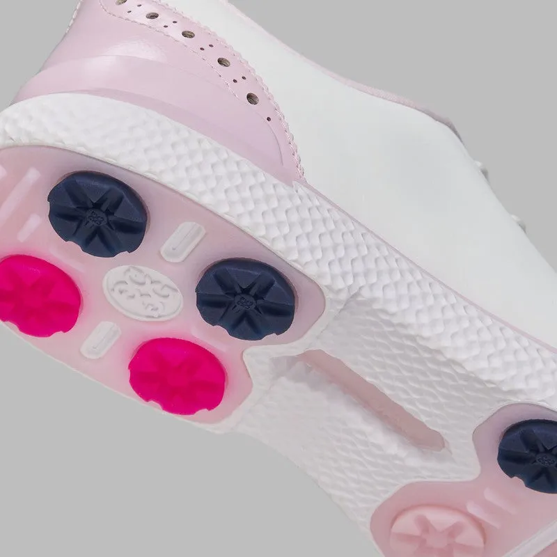 G/FORE GALLINVAN2R Brogue Golf Shoe - Snow/Blush