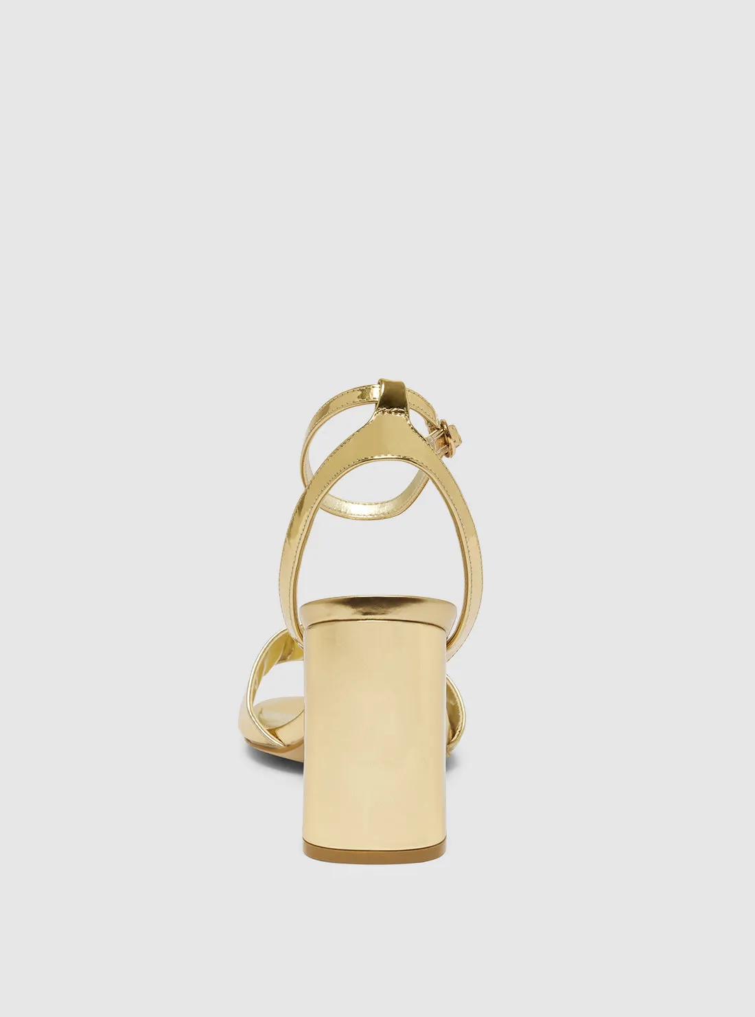 Gold Gelyae Block Heel Guess