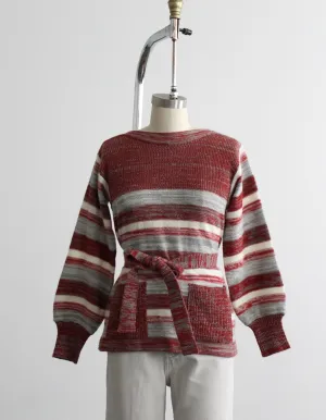golden hour belted sweater 1919 Vintage