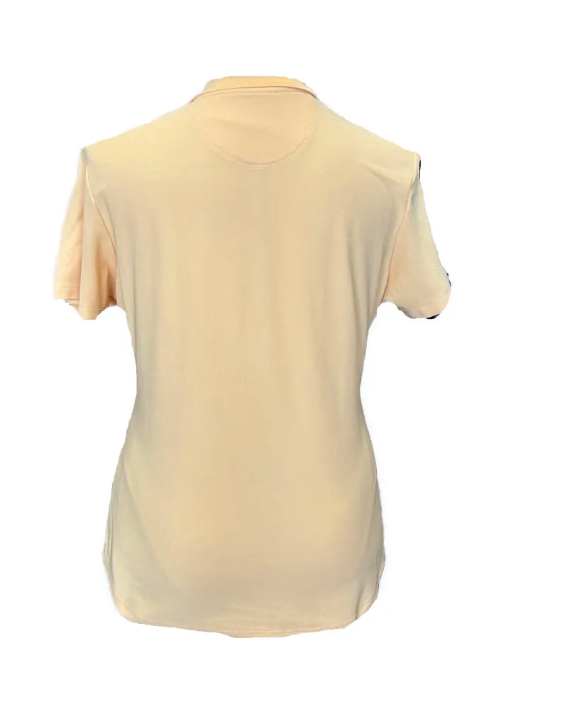 Greg Norman Light Orange Women's Short Sleeve Golf Polo Size XL