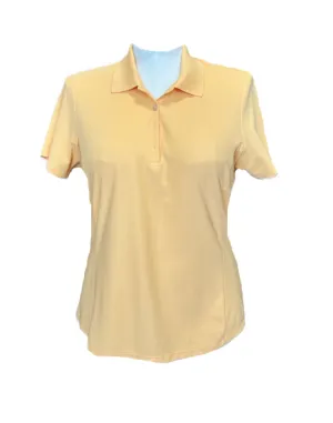 Greg Norman Light Orange Women's Short Sleeve Golf Polo Size XL