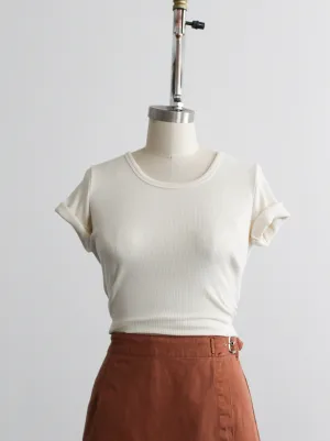 gullwing rib knit tee 1919 Vintage