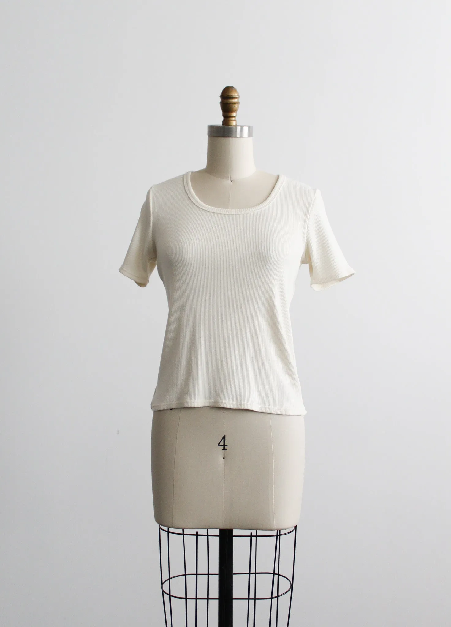 gullwing rib knit tee 1919 Vintage