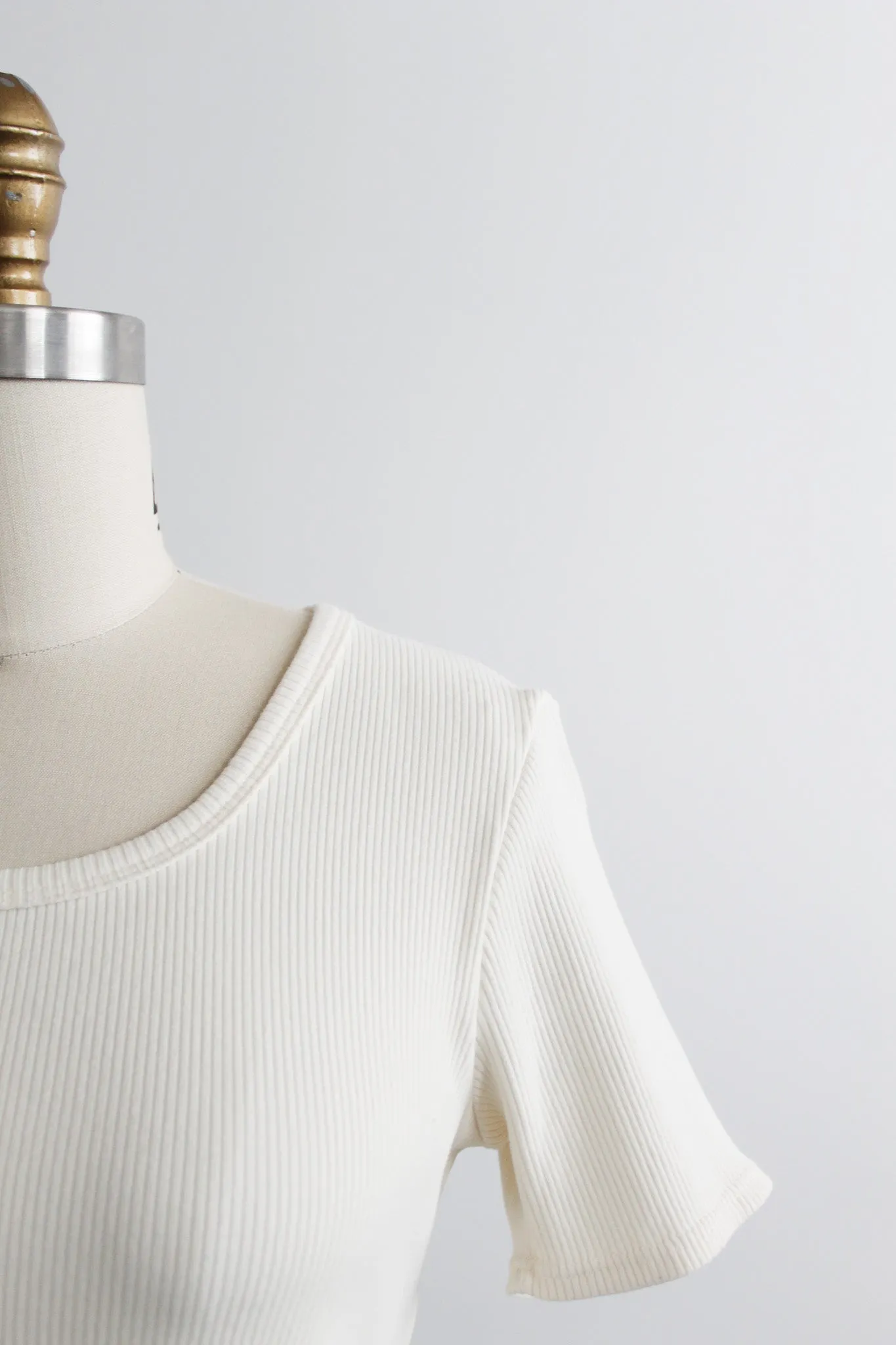 gullwing rib knit tee 1919 Vintage
