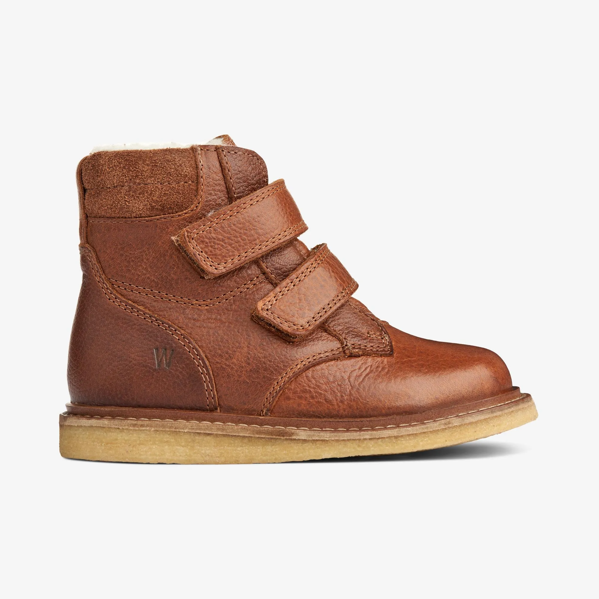 Hanan Velcro Tex - cognac Wheat