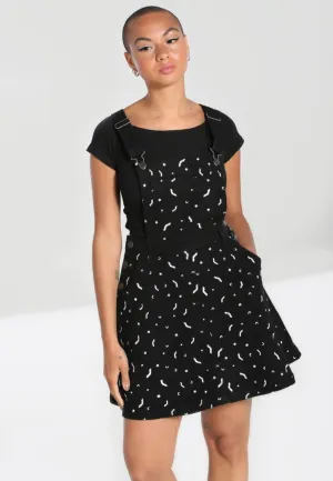 Hellbunny - Bat Pinafore Black - Dress