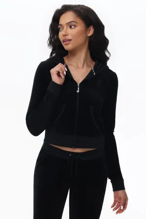 Heritage Cotton Velour Hoodie by Juicy Couture