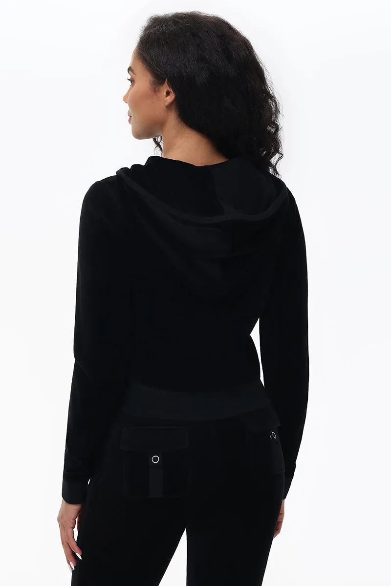 Heritage Cotton Velour Hoodie by Juicy Couture