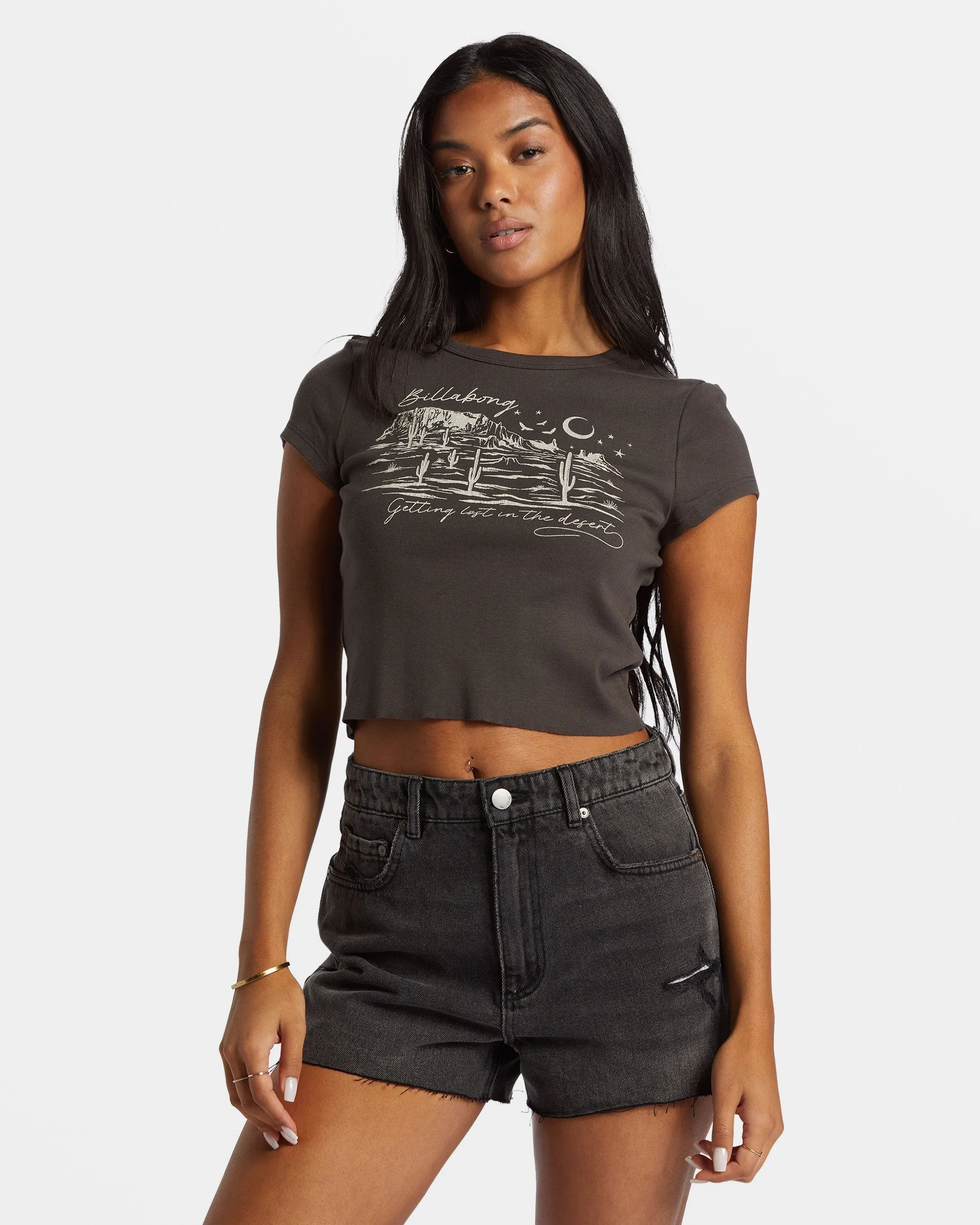 High Tides Denim Shorts - Fade To Black Billabong