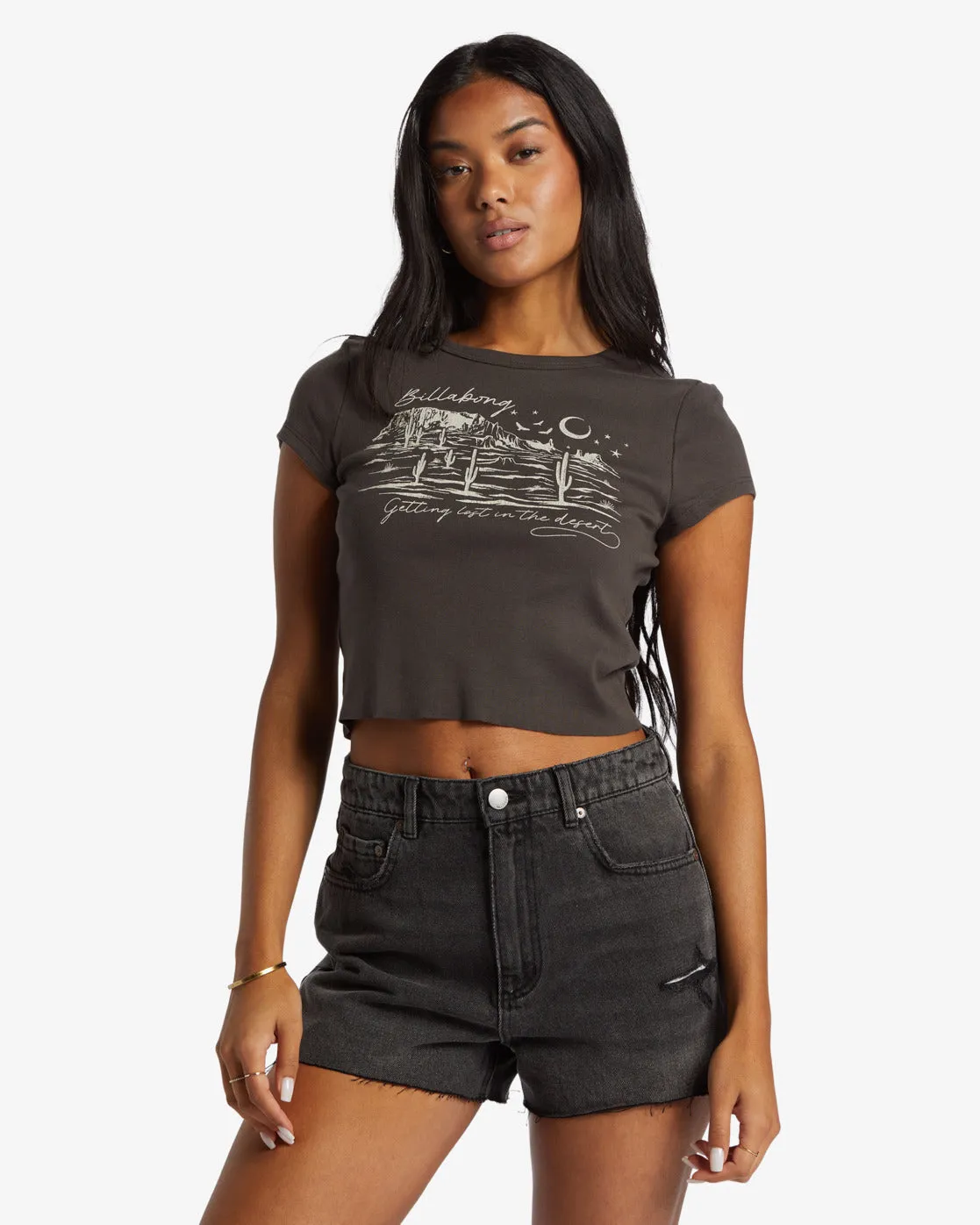 High Tides Denim Shorts - Fade To Black Billabong
