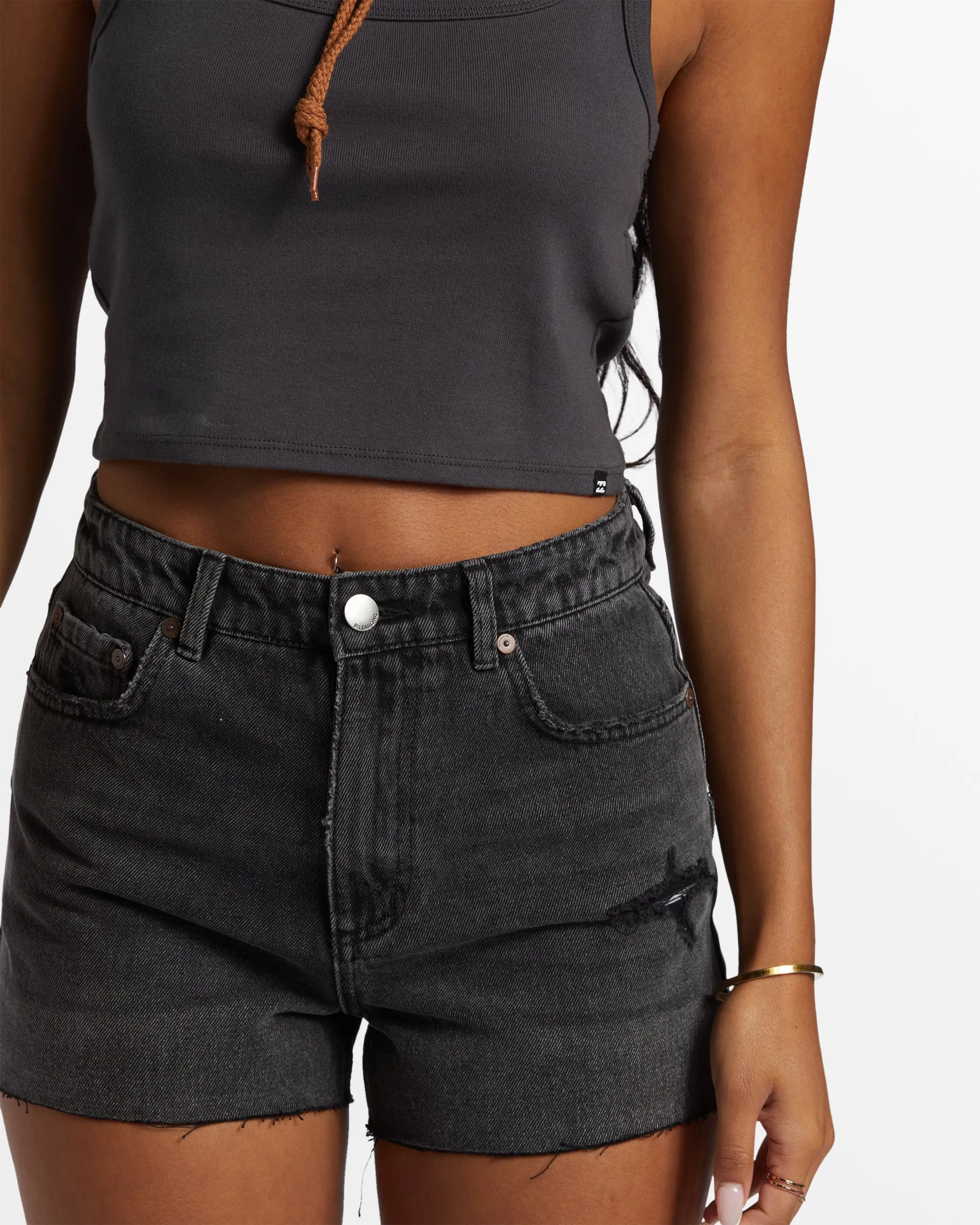 High Tides Denim Shorts - Fade To Black Billabong