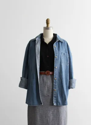 hudson falls denim work shirt 1919 Vintage