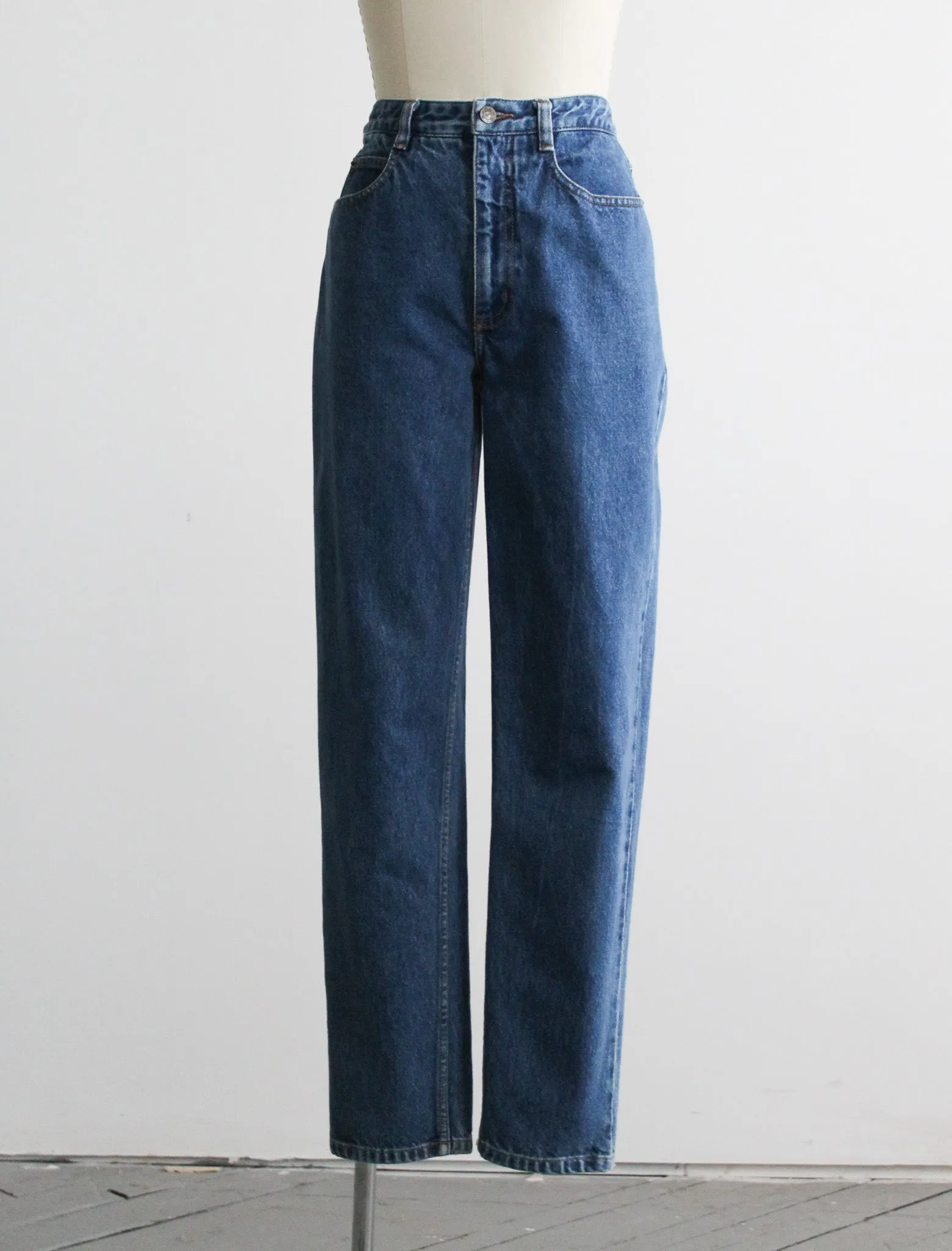 indigo mom jeans 1919 Vintage