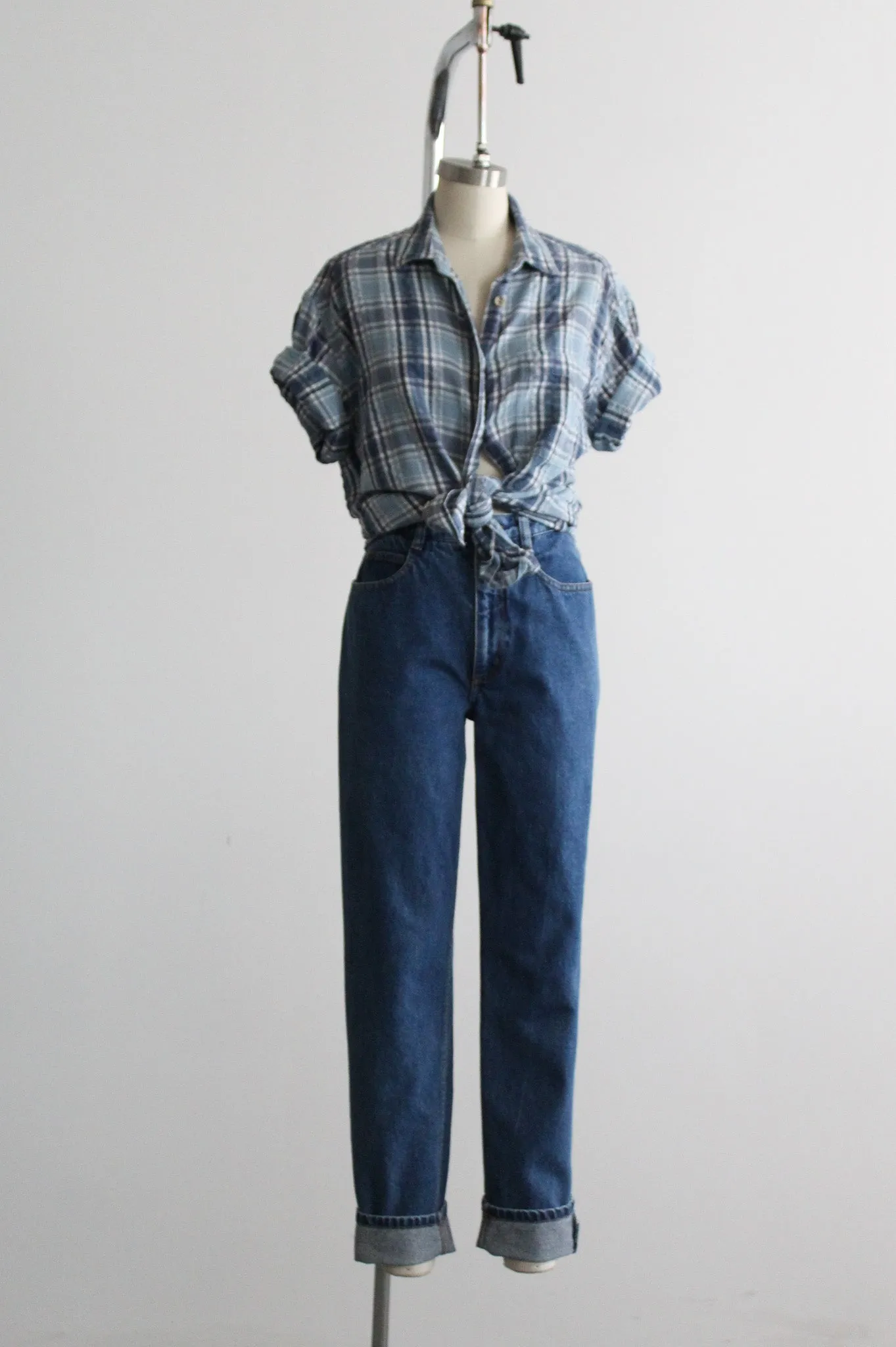 indigo mom jeans 1919 Vintage