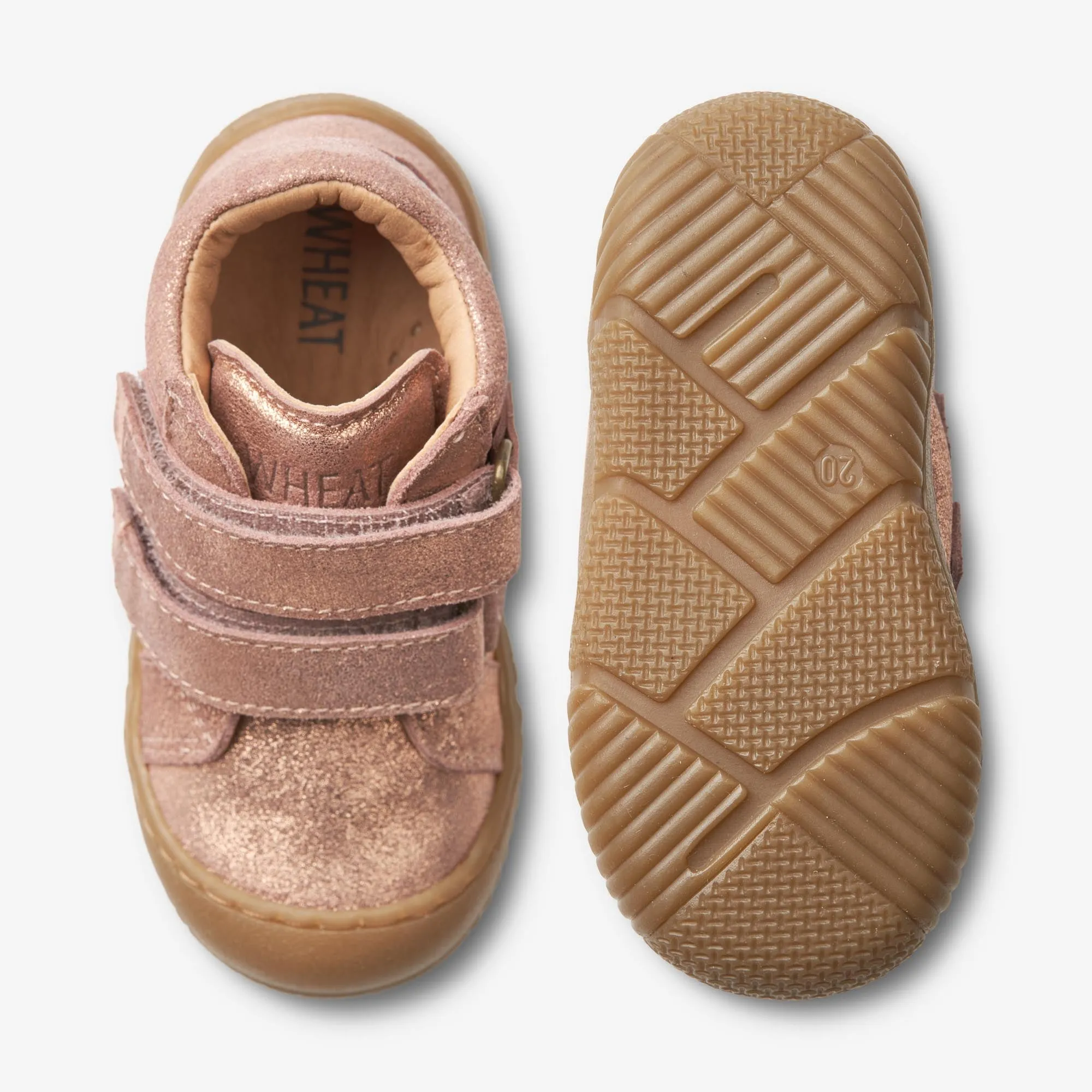 Ivalo Double Velcro Shine | Baby - rose Wheat