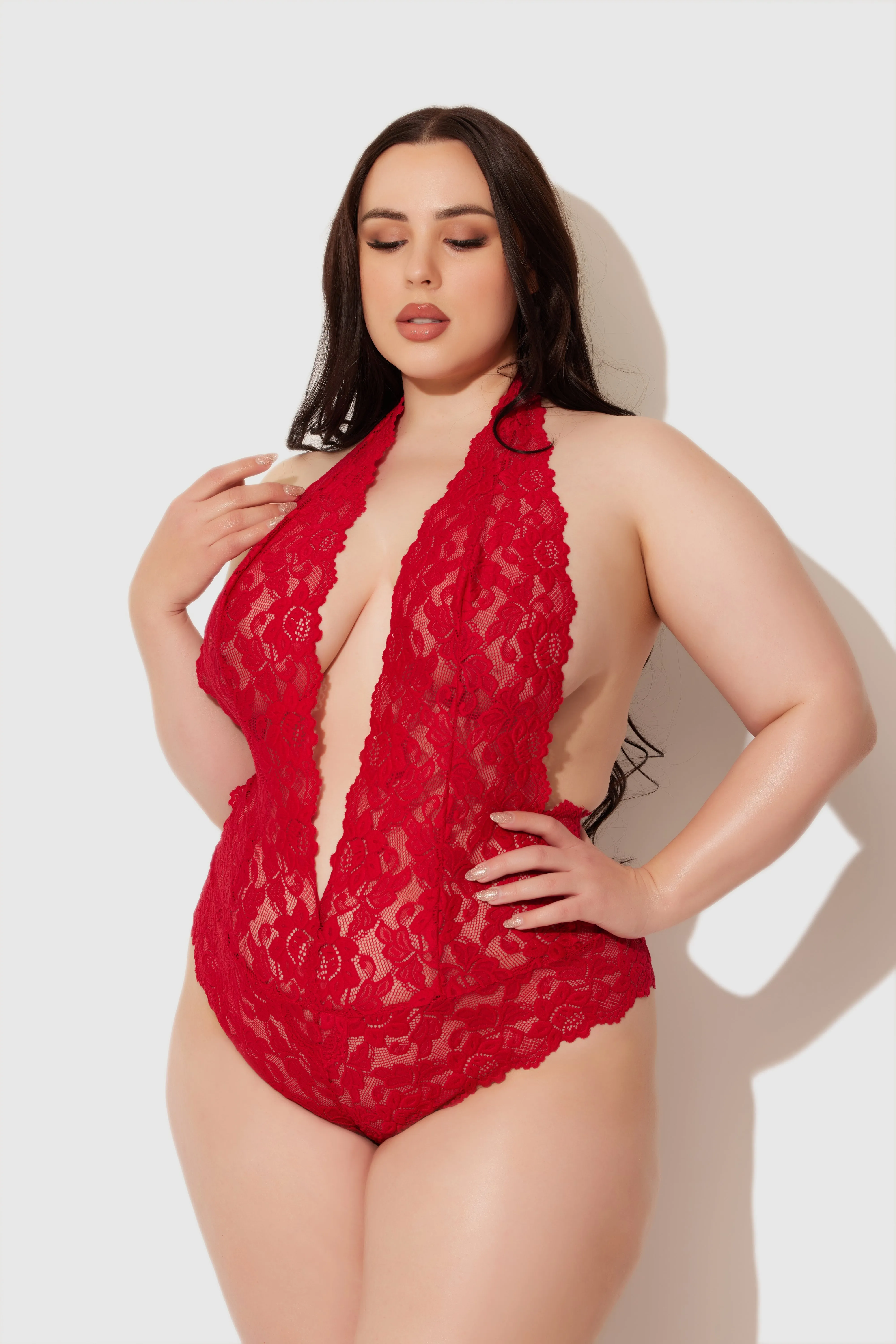 Jessica Lace Teddy by Frederick's of Hollywood