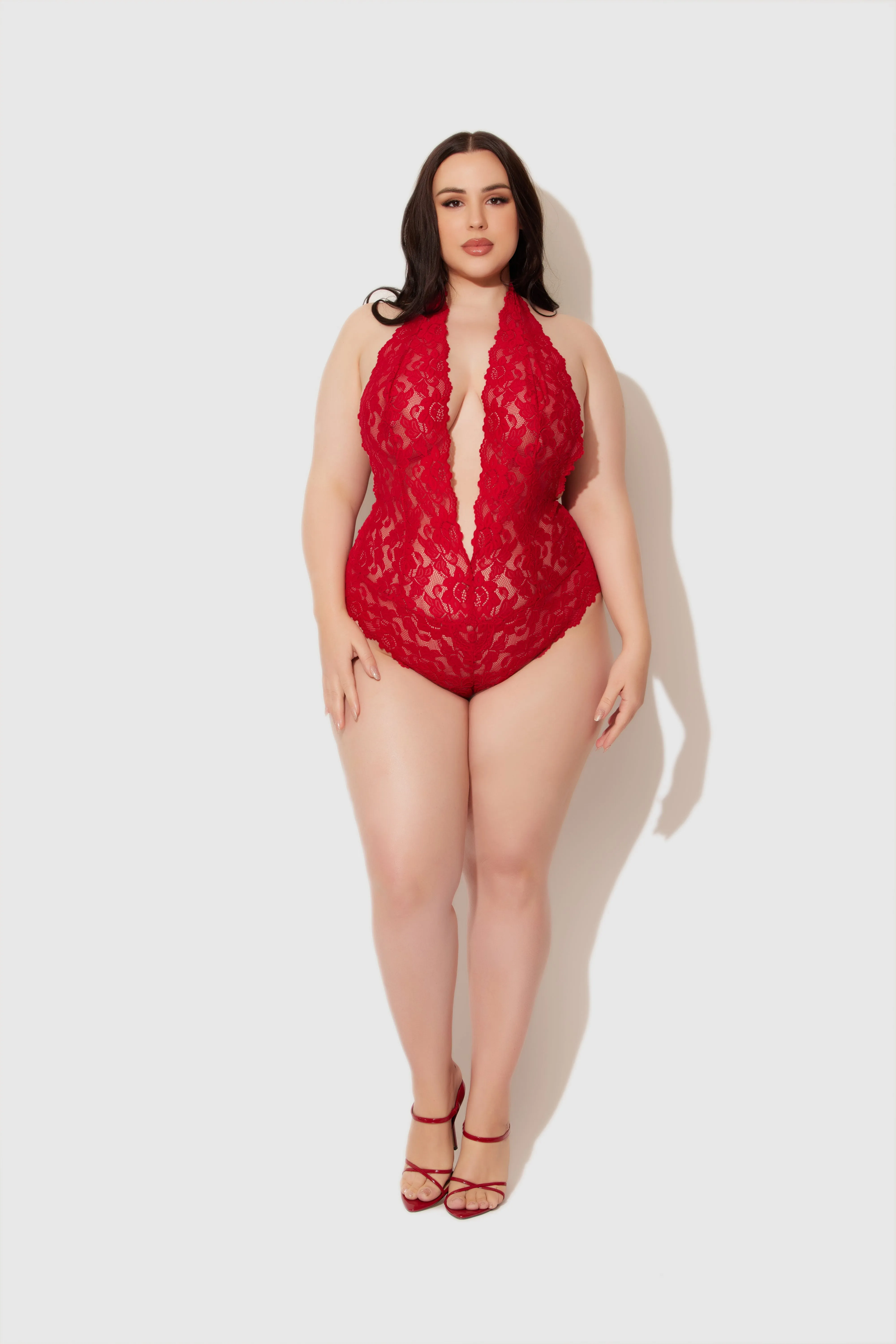 Jessica Lace Teddy by Frederick's of Hollywood