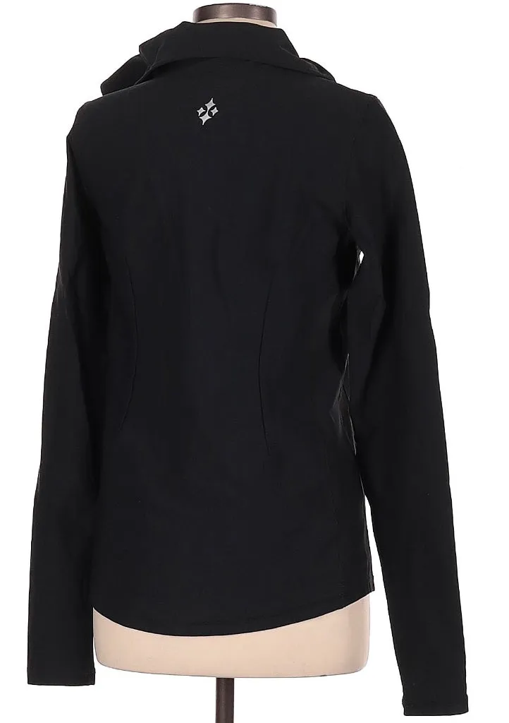 Jofit Women's Black Asymmetrical Zip Pullover Size M MSP$105