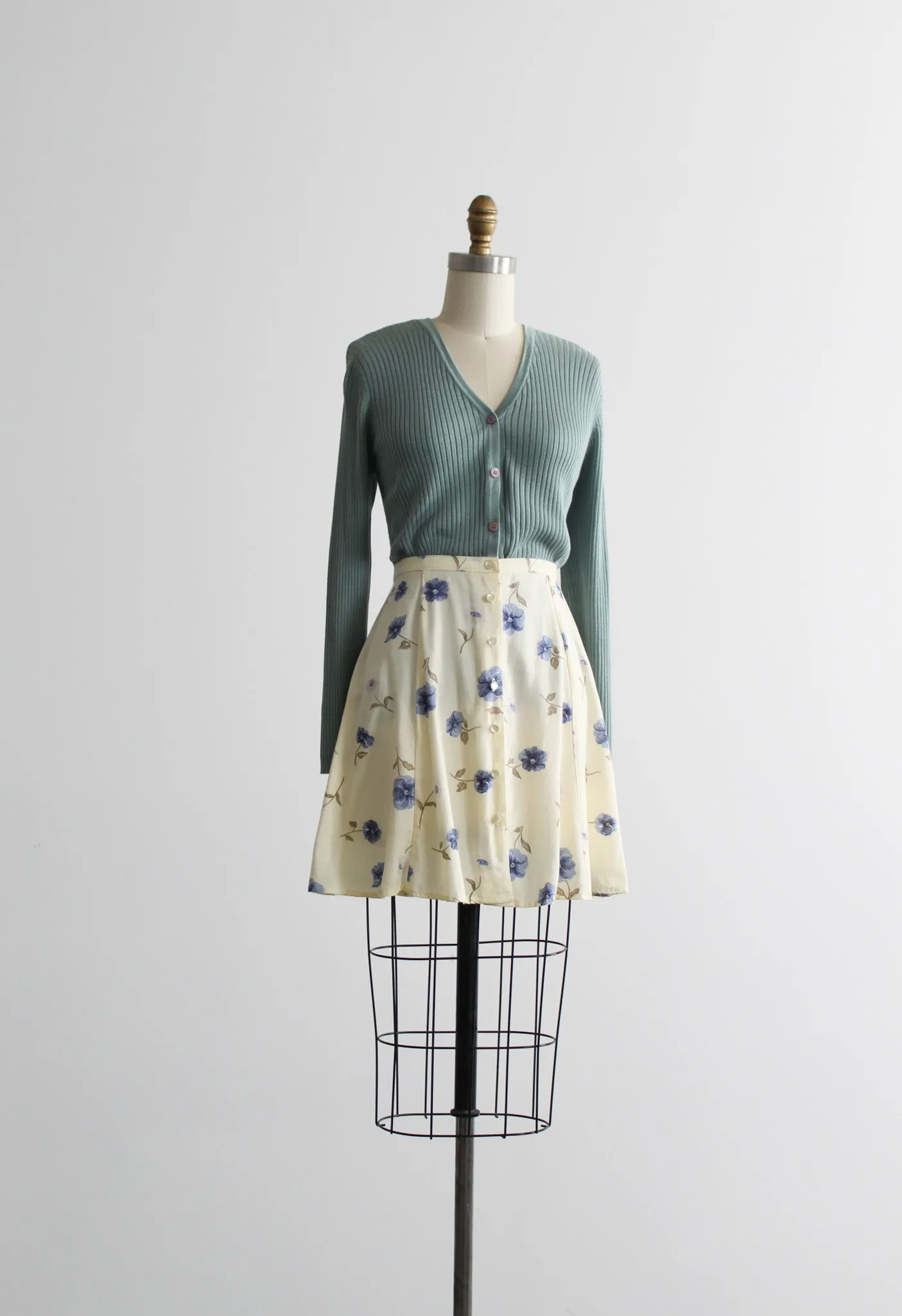 jonquil mini skirt 1919 Vintage