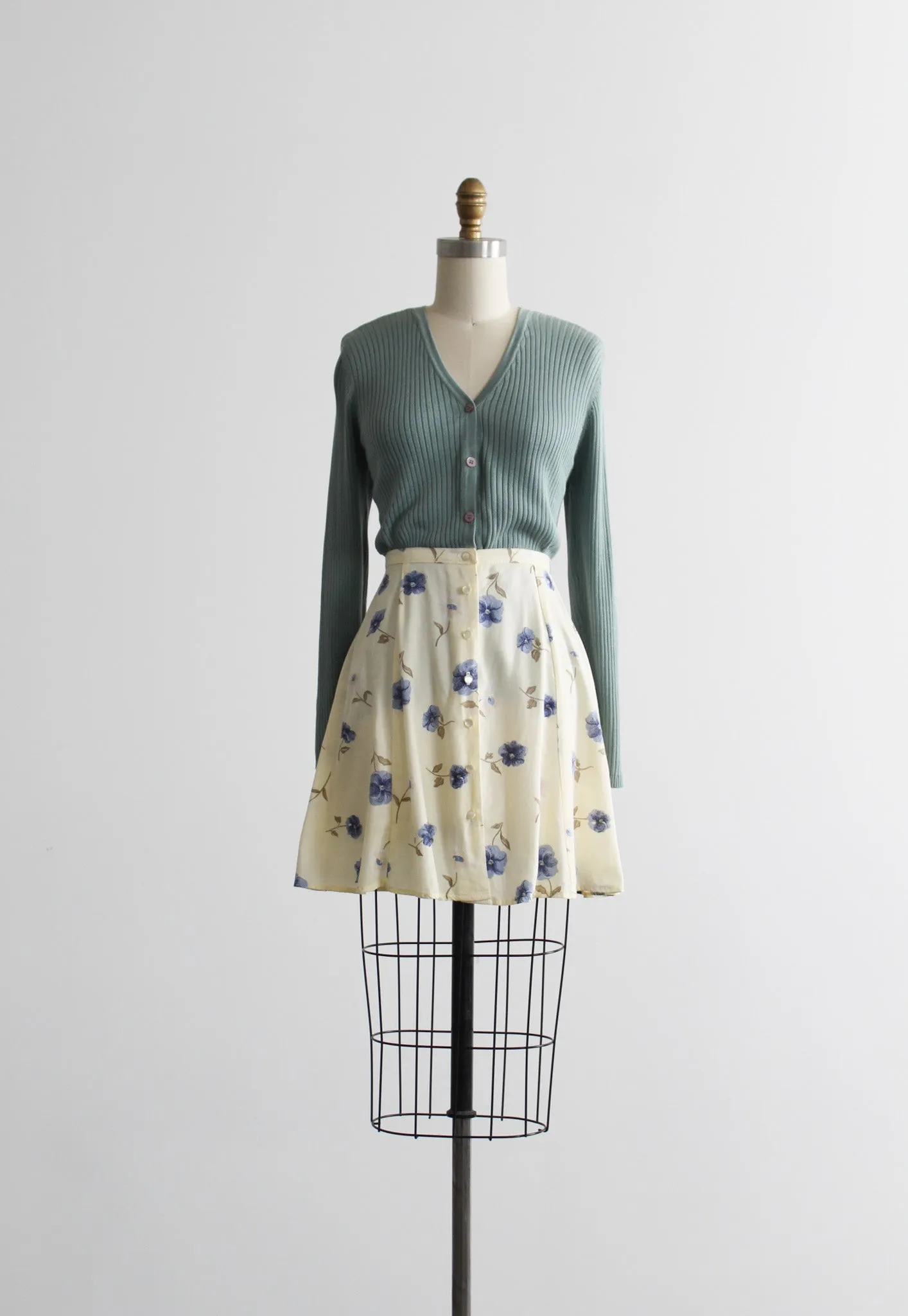 jonquil mini skirt 1919 Vintage